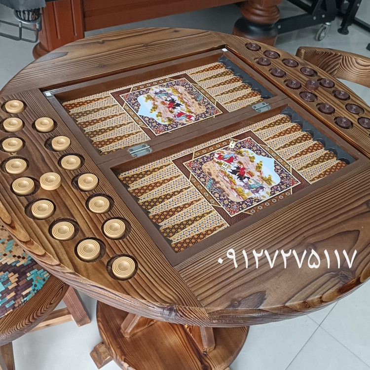 میز بازی ، شطرنج ، تمام چوب