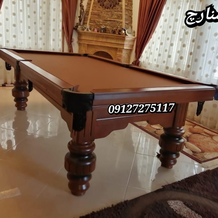 میز بیلیارد 8 و 9 فوت اسنوکر12 فوت در رنگبندی و سایزهای مختلف
