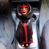 مجموعه سه عددی سردنده چراغدار و گردگیر و پنل دنده چراغدار طرح پرسپولیس مناسب برای پراید 131 و 132 و 111