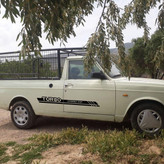 برچسب بدنه خودرو طرح TURBO VANET مناسب برای پیکان وانت بسته 2 عددی (ارسال رایگان)