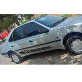 برچسب بدنه خودرو طرح TURBO LUX مناسب برای پژو 405 بسته دو عددی (ارسال رایگان)