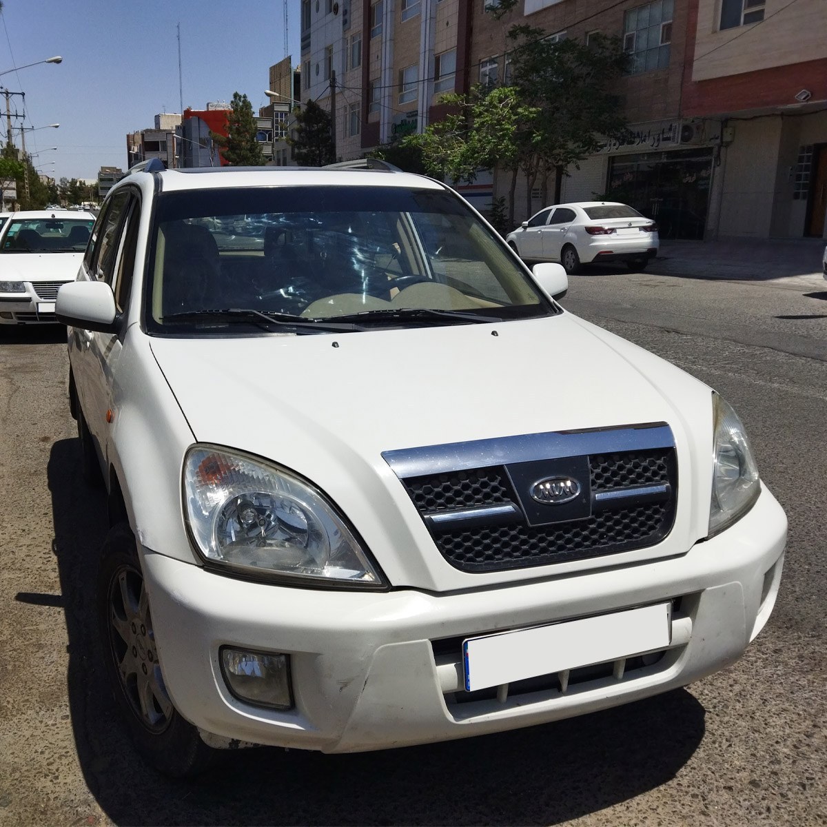 برچسب آفتابگیر شیشه جلو مدل SIMPL مناسب برای ام وی ام x33 (ارسال رایگان)