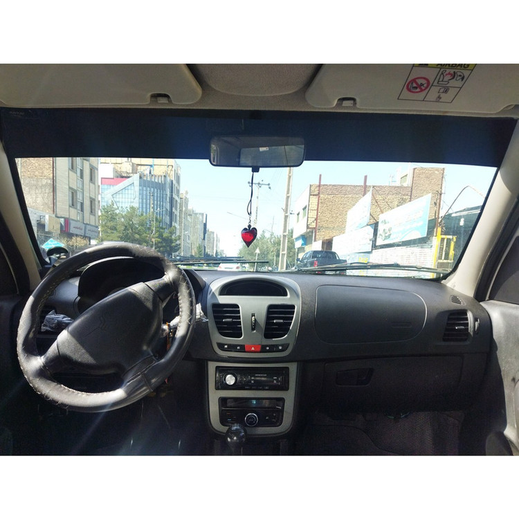 برچسب آفتابگیر شیشه جلو مدل SIMPLE SANA مناسب برای ساینا (ارسال رایگان)
