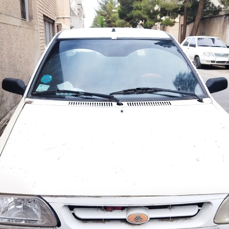 برچسب آفتابگیر شیشه جلو مدل ARC GLASS مناسب برای پراید (ارسال رایگان)