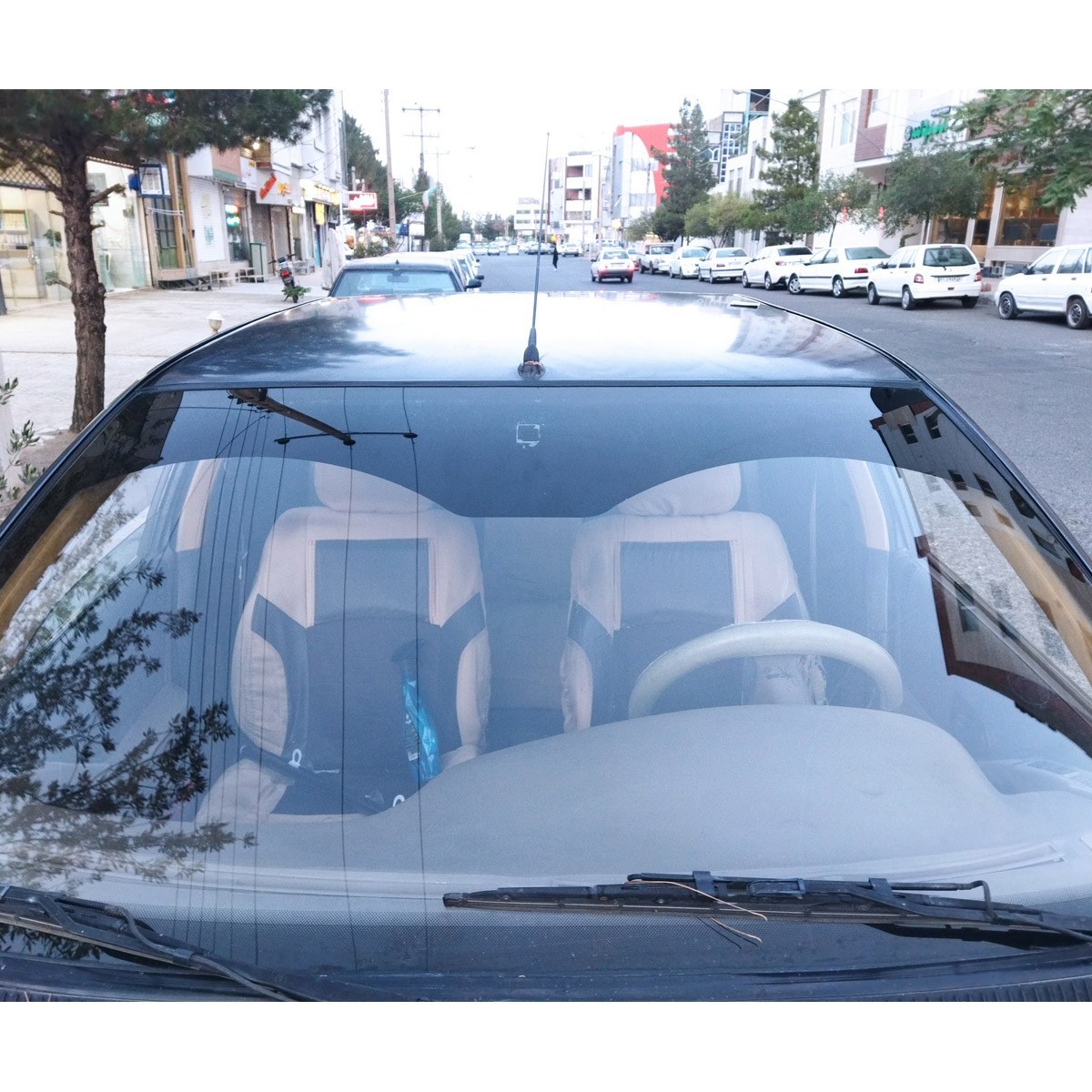 برچسب آفتابگیر شیشه جلو مدل ARCY NICE مناسب برای پژو 405 (ارسال رایگان)