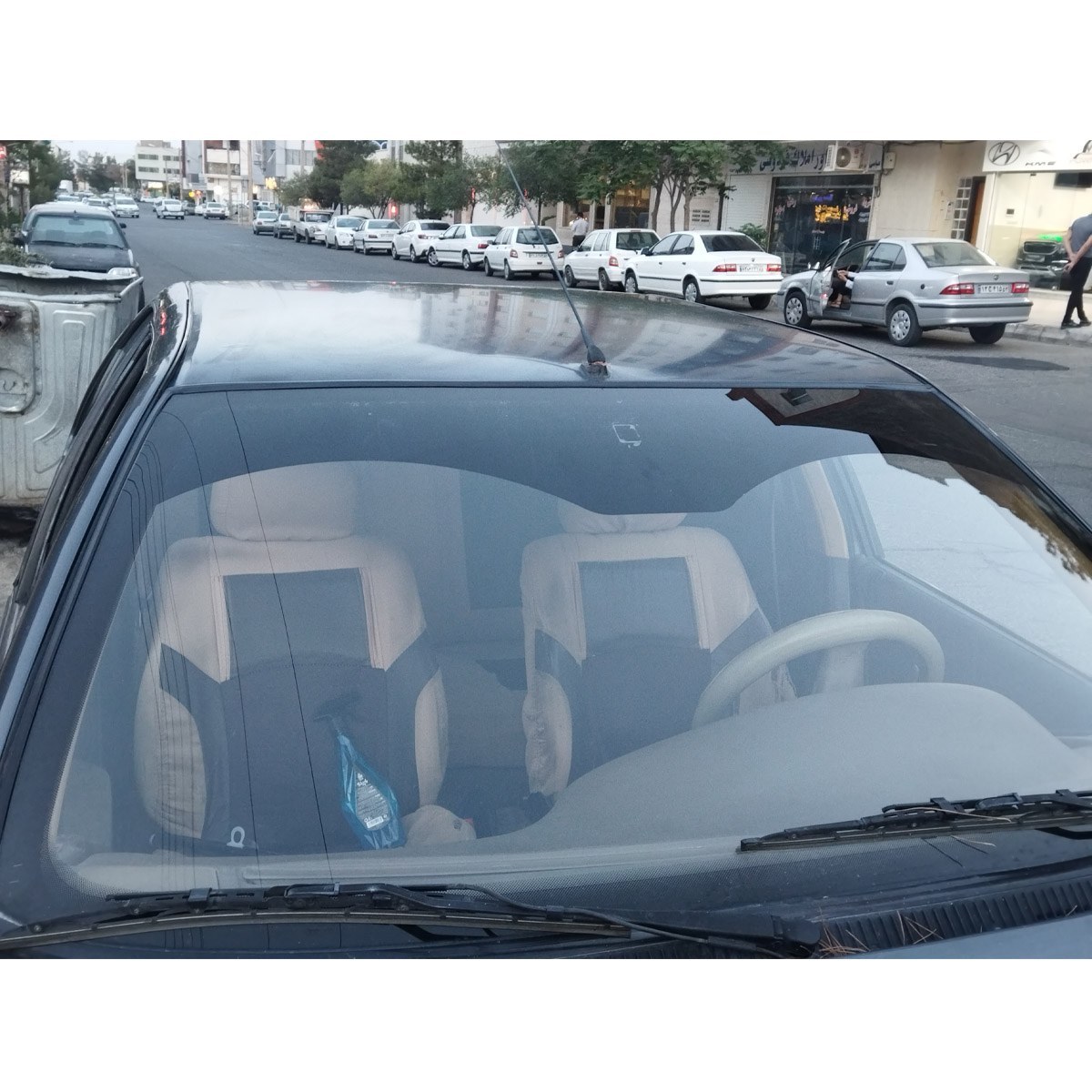 برچسب آفتابگیر شیشه جلو مدل ARCY NICE مناسب برای پژو 405 (ارسال رایگان)
