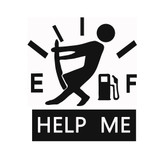 برچسب بدنه خودرو طرح باک خالی مدل help me بسته 50 عددی (ارسال رایگان)