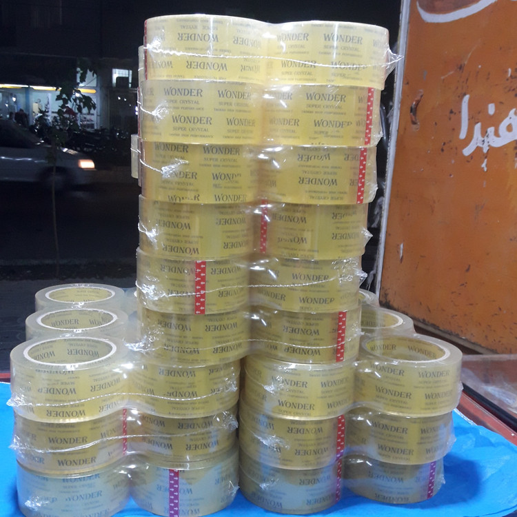 چسب پهن 5سانتی شیشه ای 90یاردی