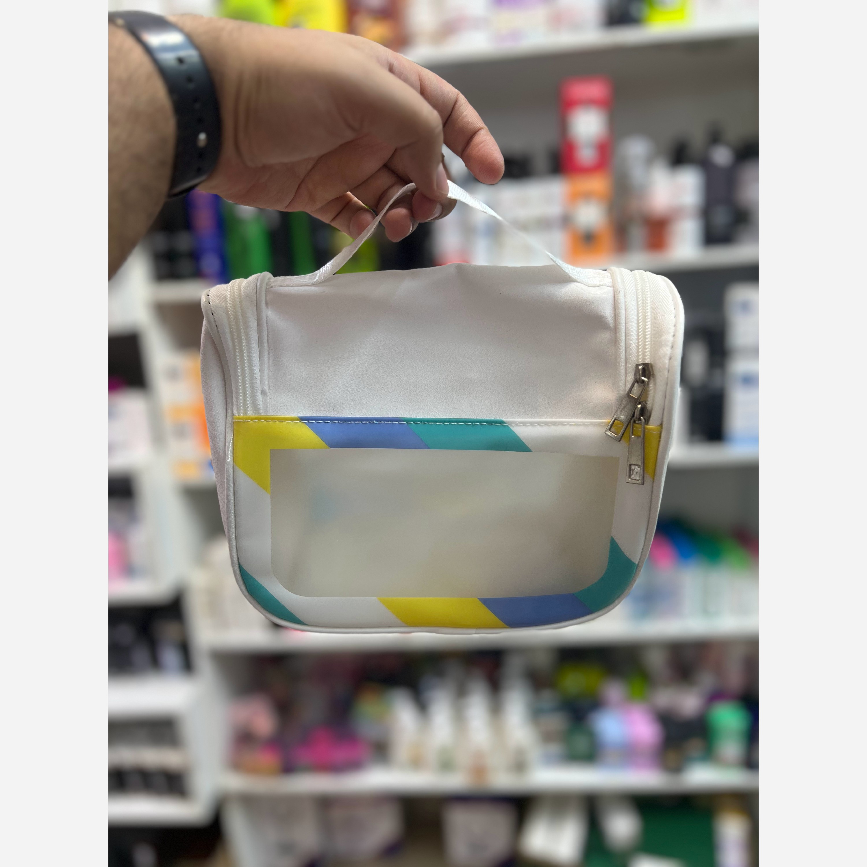 کیف آرایشی wash bag سفید