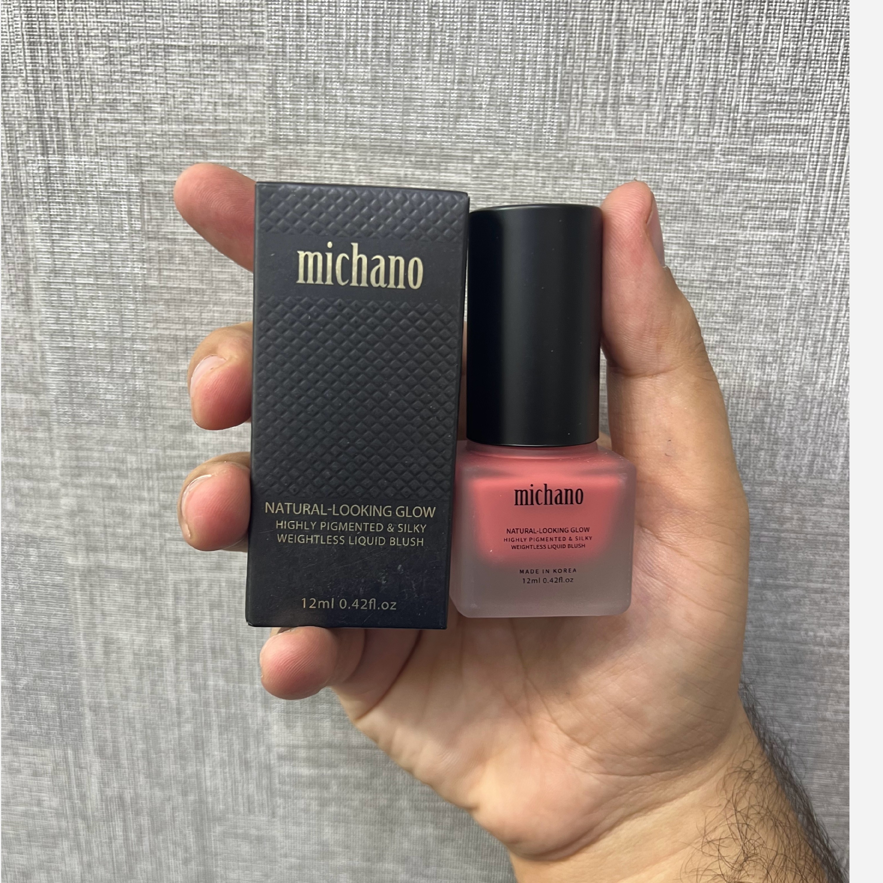 رژ گونه میچانو حجم 12 میل رنگ rosy finch
