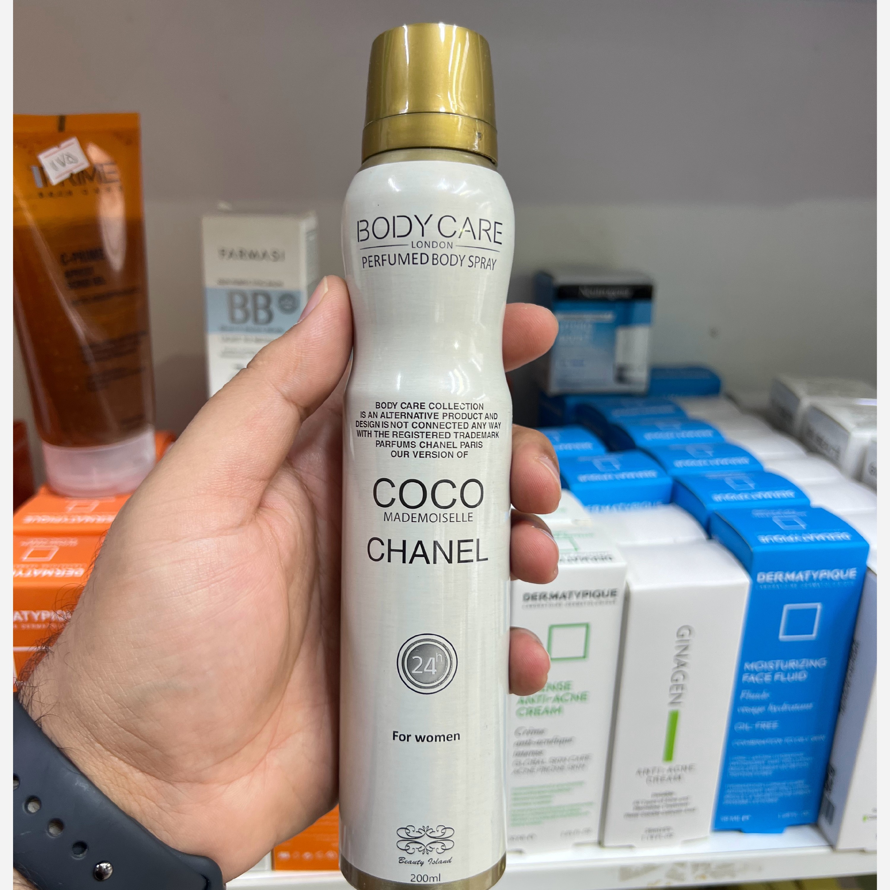 اسپری بادی کر زنانه مدل coco chanel