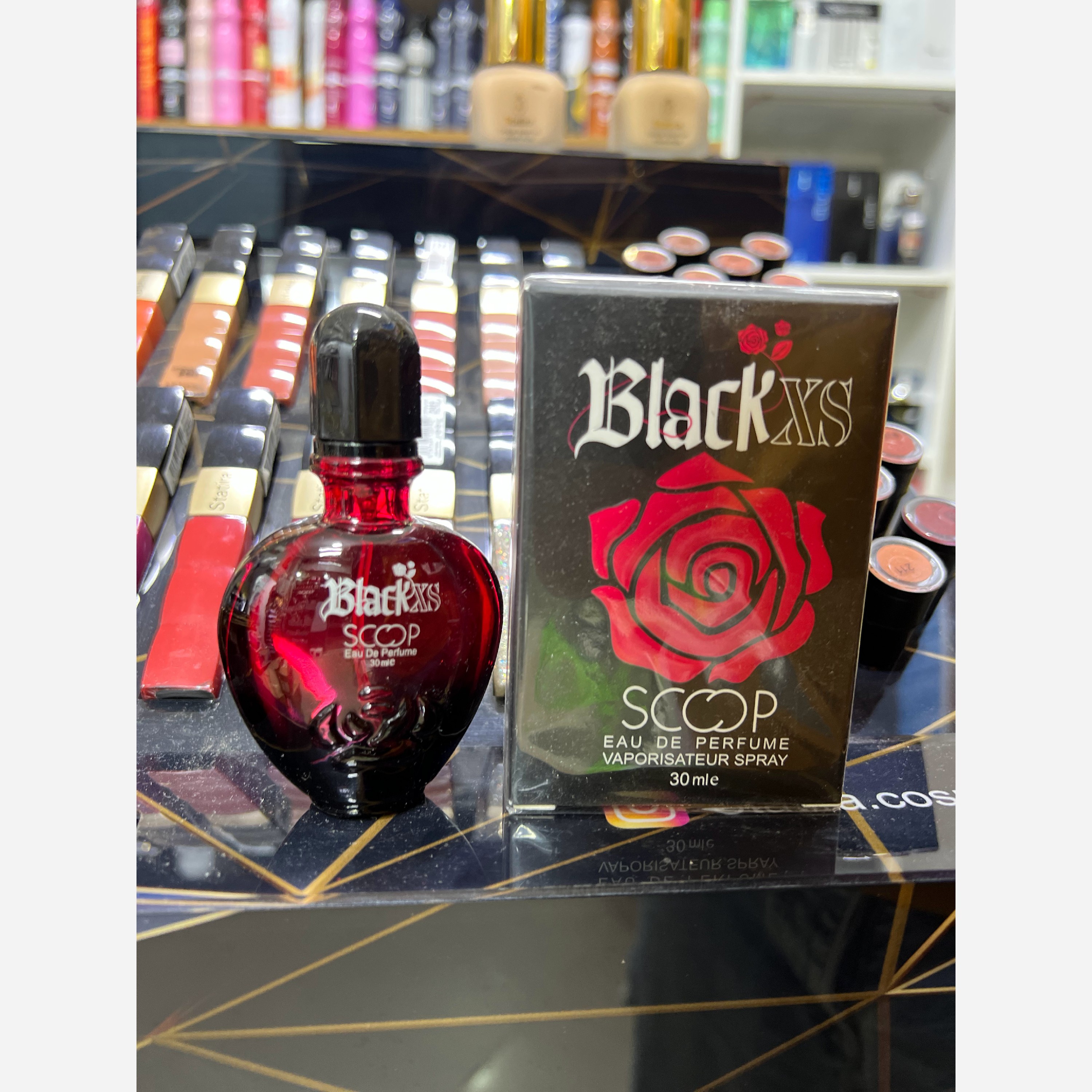 عطر جیبی زنانه اسکوپ مدل بلک ایکس اس حجم 30 میلی لیتر