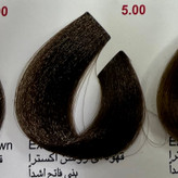 رنگ قهوه ای روشن اکسترا 5.00 ،رنگ مو کم آمونیاک پیلون و یک عدد اکسیدان