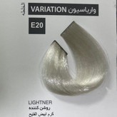 روشن کننده (واریاسیون) E20 ،رنگ مو کاترومر بدون آمونیاک ویک عدد اکسیدان 150 میلی لیتر