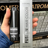 رنگ قهوه ای دودی تیره C2 ،3.1 ،رنگ مو کاترومر بدون آمونیاک و یک عدد اکسیدان 150 میلی لیتر