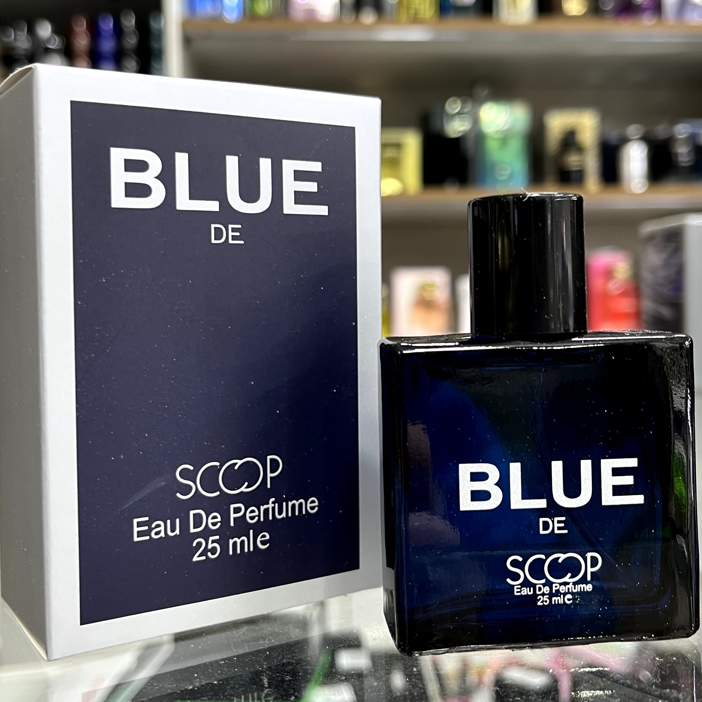 عطر جیبی بلو د مردانه اسکوپ حجم 25 میلی لیتر با رایحه خنک و تلخ