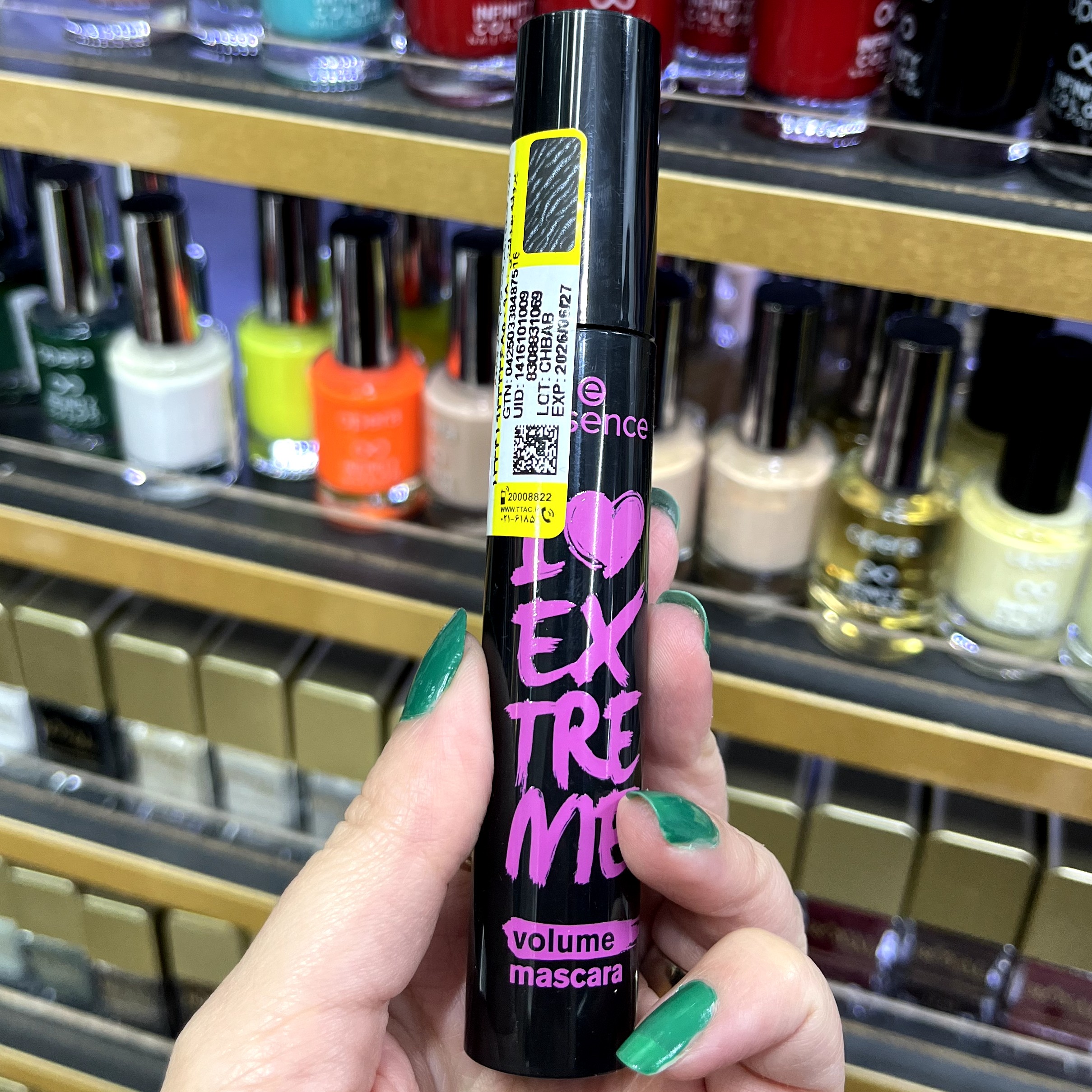 ریمل حجم دهنده اسنس مدل I Love Extreme Volume