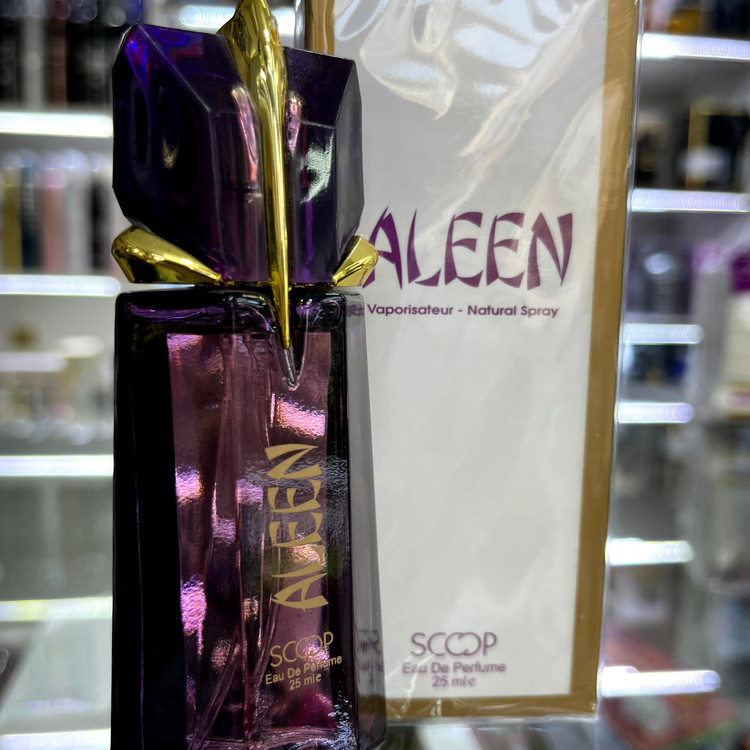 عطر جیبی زنانه اسکوپ مدل Aleen حجم 25 میلی لیتر رایحه شیرین