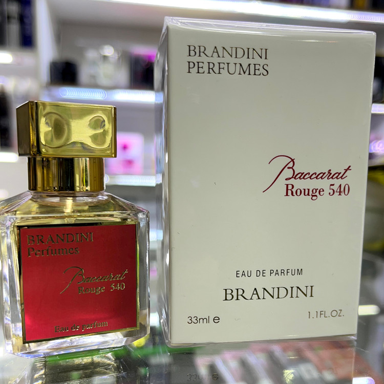 عطر ادکلن اسپرت باکارات رژ 540 برندینی Brandini Bacarat rouge 54 حجم 33 میل رایحه گرم وتند مناسب برای خانم ها اقایان