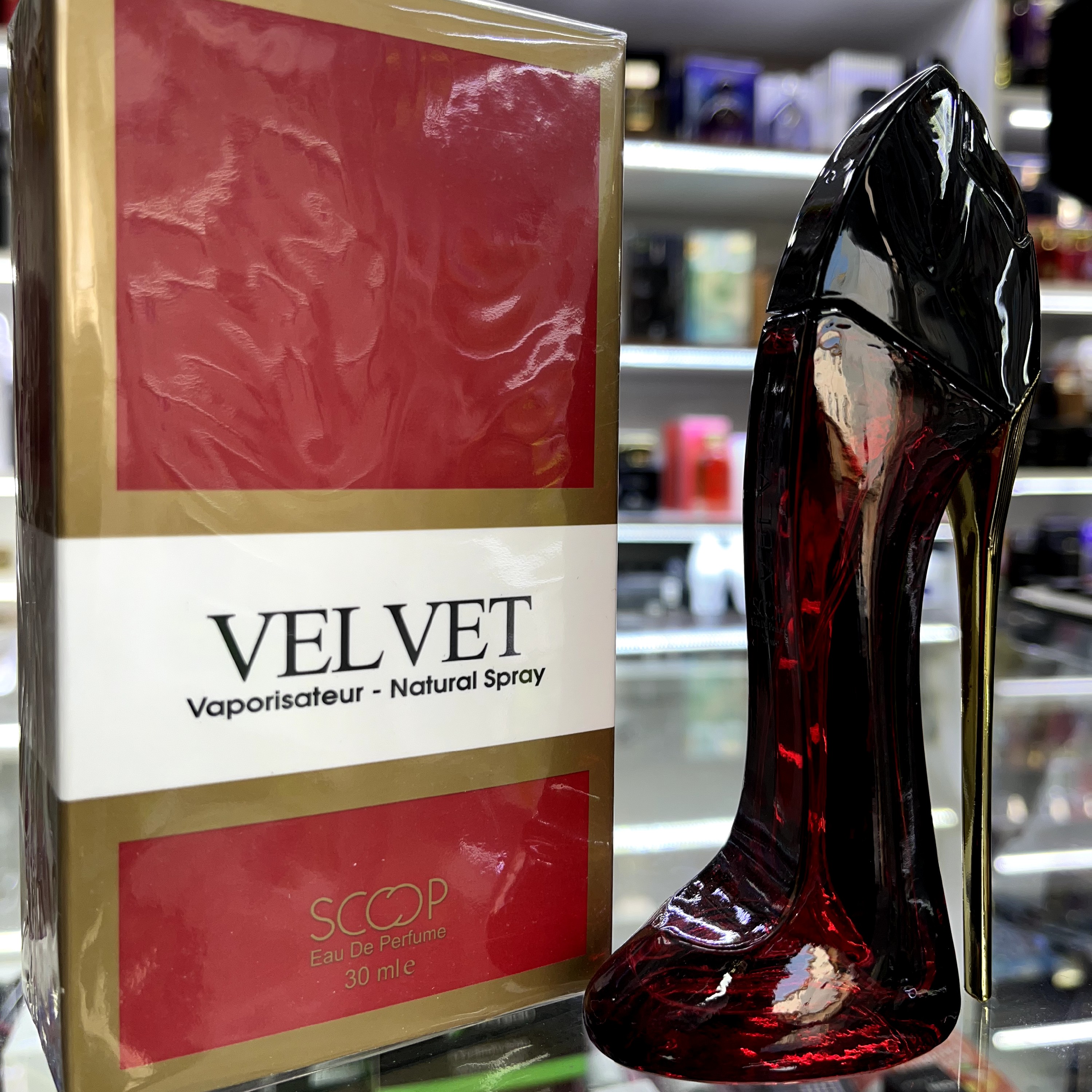 عطر جیبی زنانه اسکوپ مدل گودگرل ولوت حجم 30 میلی لیتر  با رایحه گرم و شیرین شرقی و ماندگاری بالا