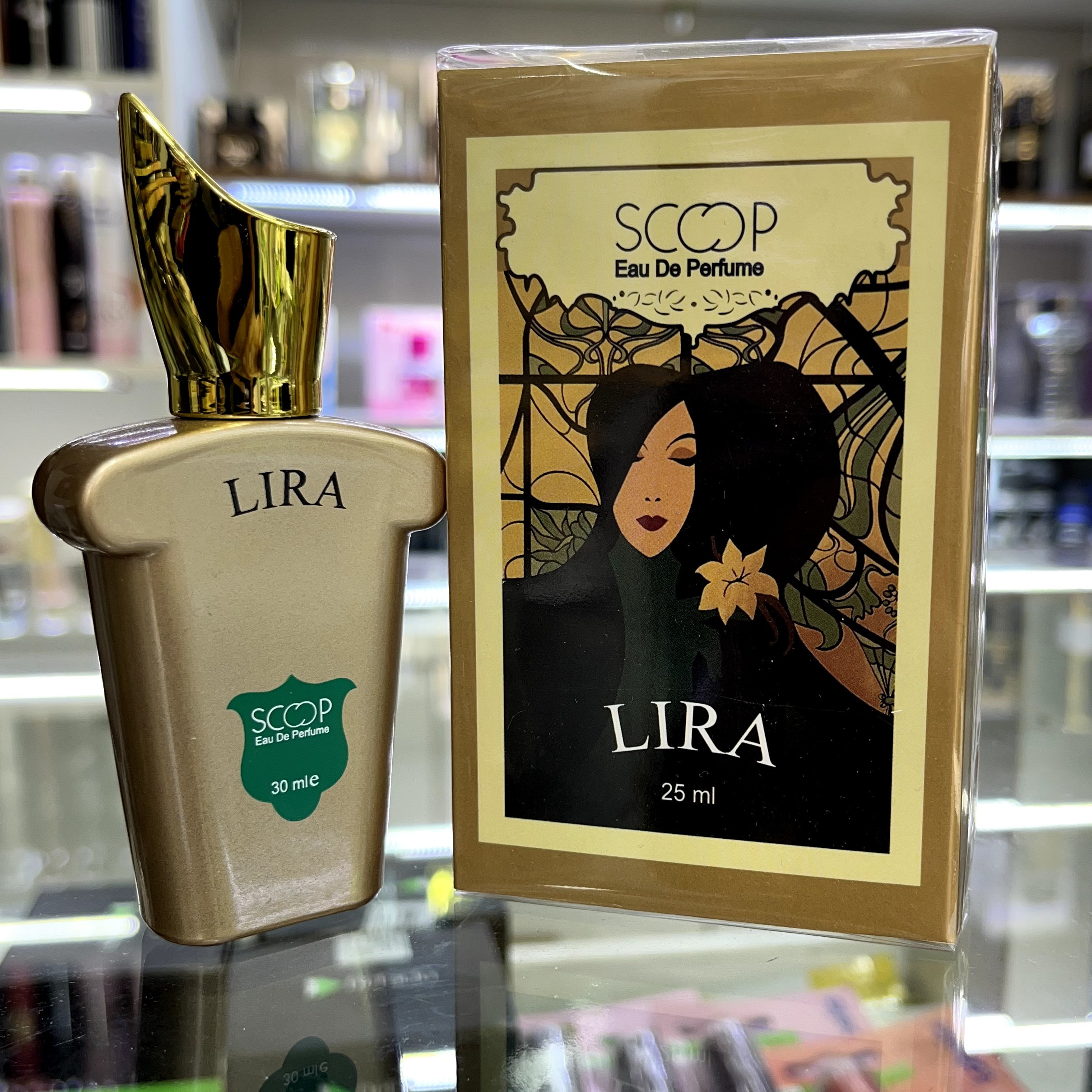 عطر جیبی زنانه اسکوپ مدل LIRA حجم 25 میلی لیتر  با رایحه شیرین