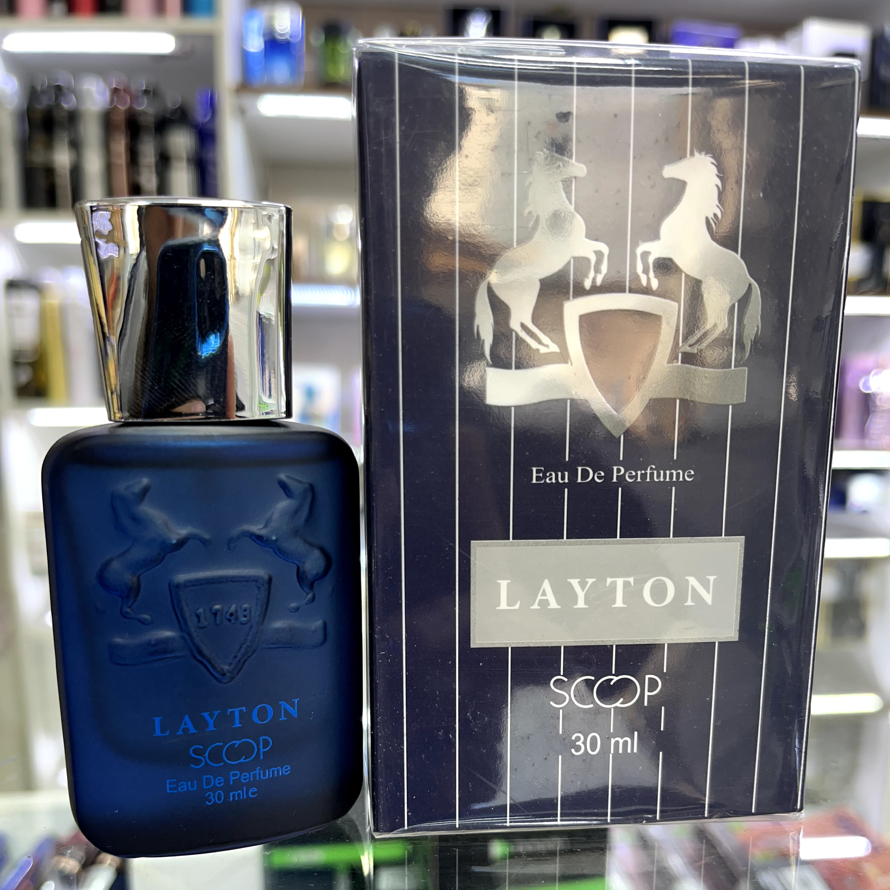 عطر جیبی مردانه اسکوپ مدل Layton حجم 30 میلی لیتر رایحه تلخ و خنک