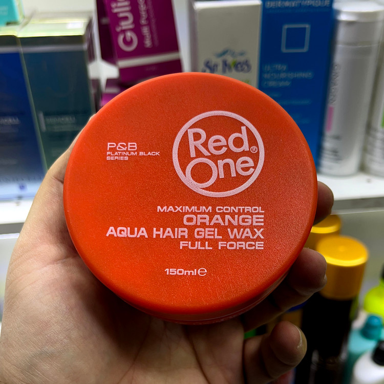 واکس مو رد وان مدل orange حجم 150 میلی لیتر ،تثبیت کننده Maximum control Orange Aqua hair gel wax Full force