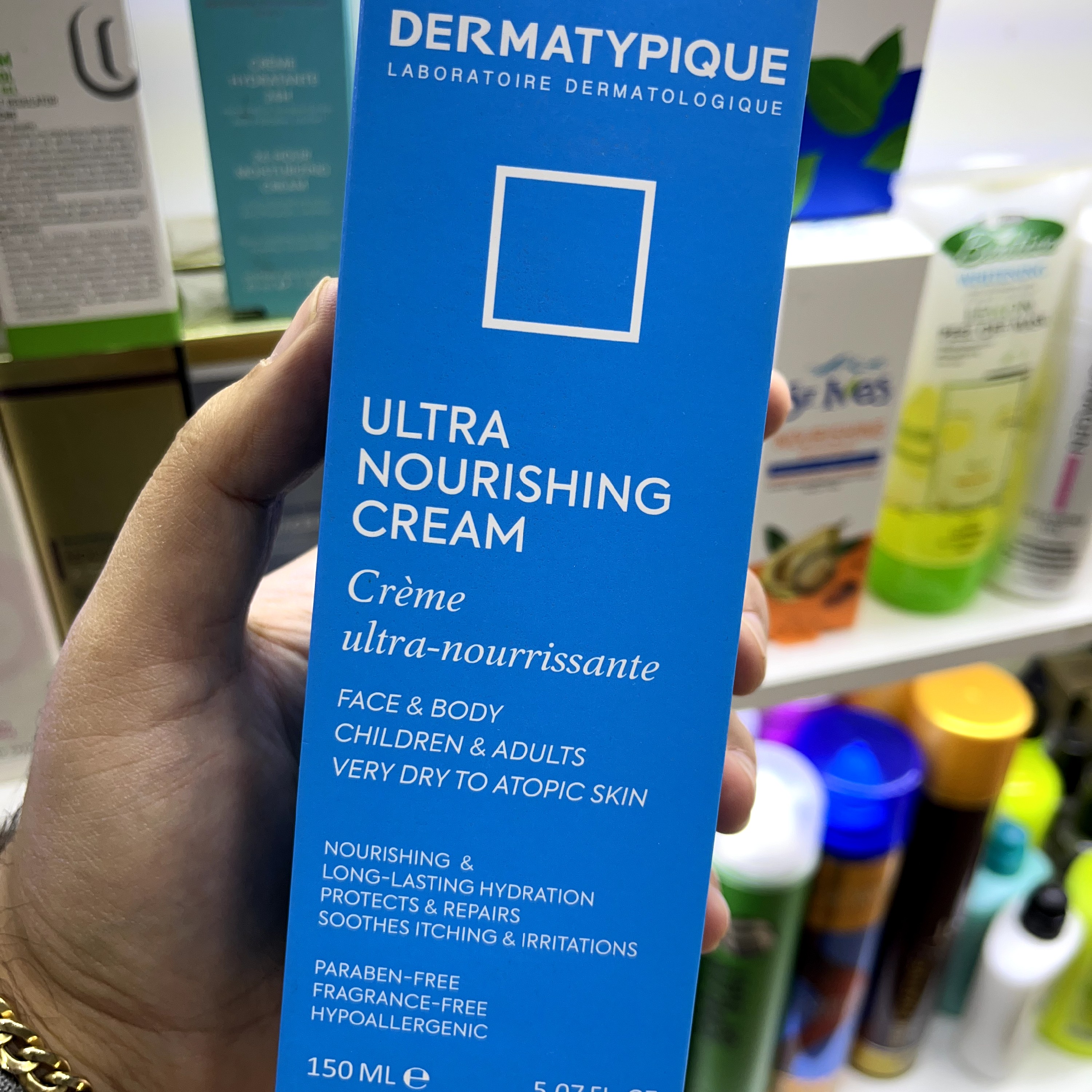 کرم نرم کننده پوست خیلی خشک درماتیپیک مدلUltra Nourishing حجم 150 میلی لیتر تحت لیسانس فرانسه