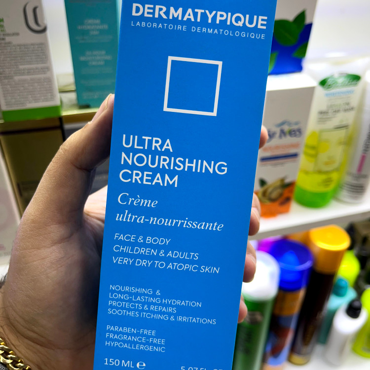 کرم نرم کننده پوست خیلی خشک درماتیپیک مدلUltra Nourishing حجم 150 میلی لیتر تحت لیسانس فرانسه