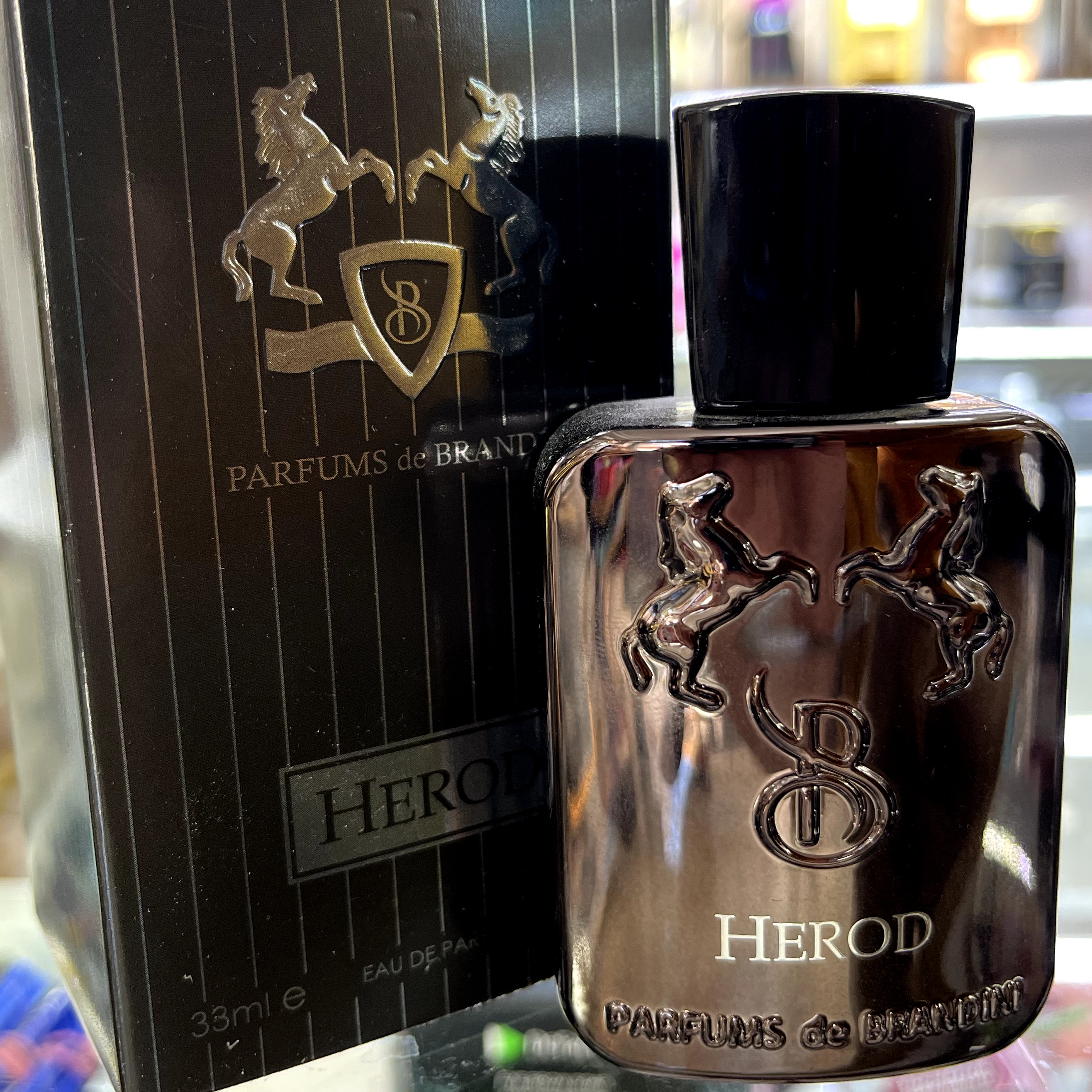 عطر ادکلن مردانه مارلی هرود برندینی با رایحه گرم و تلخ حجم 33میلی لیتر