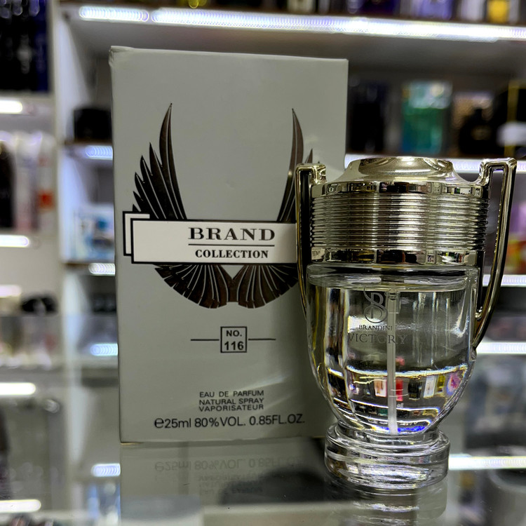 عطر جیبی مردانه اینویکتوس برند کالکشن مدل 116 با رایحه شیرین و خنک 25 میلی لیتر