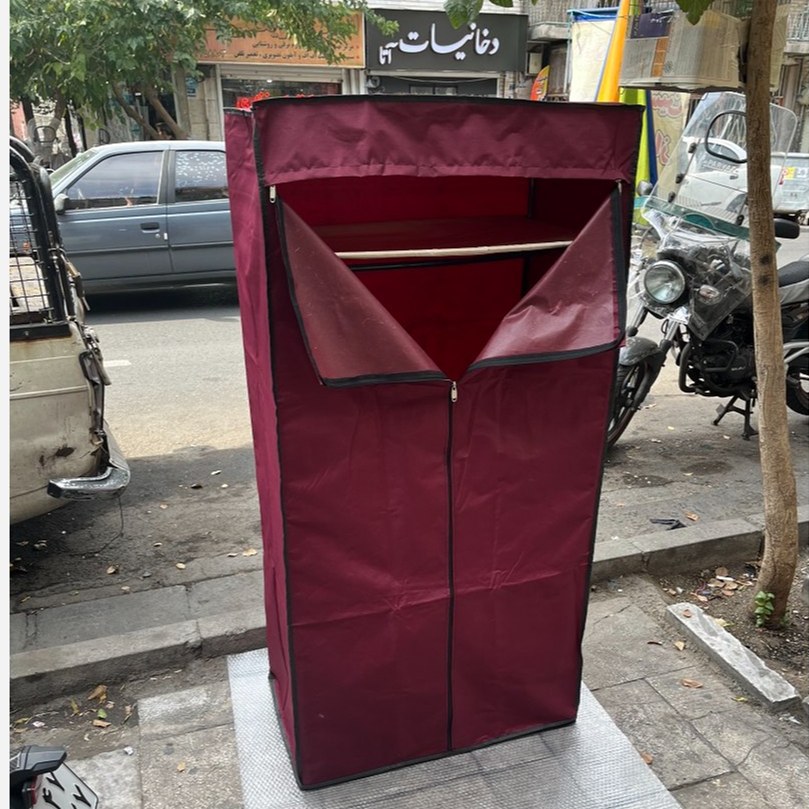 کمد جالباسی برزنتی سایز یک متری با فیلم محصول کد2