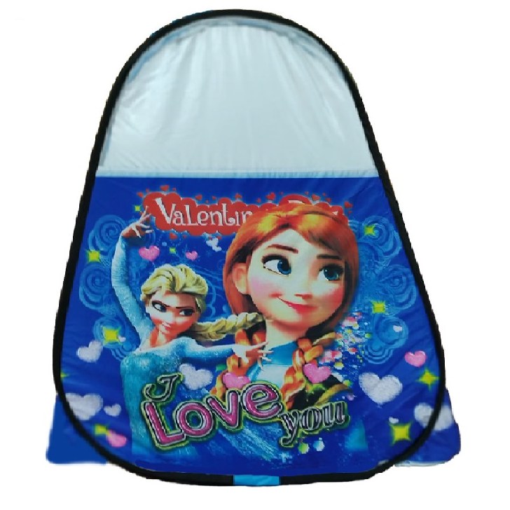 چادر بازی کودک تاشو فنری پشه بند طرخ فروزن السا انا ملکه یخی چاپ دیجیتالی کد7