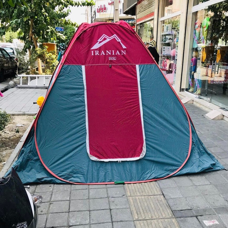 چادر مسافرتی 12 نفره سایز 9 متری با ارتفاع بلند درجه یک خانواده
