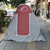 چادر مسافرتی فنری سایز 12 نفره درجه یک آکسفورد طرح دار