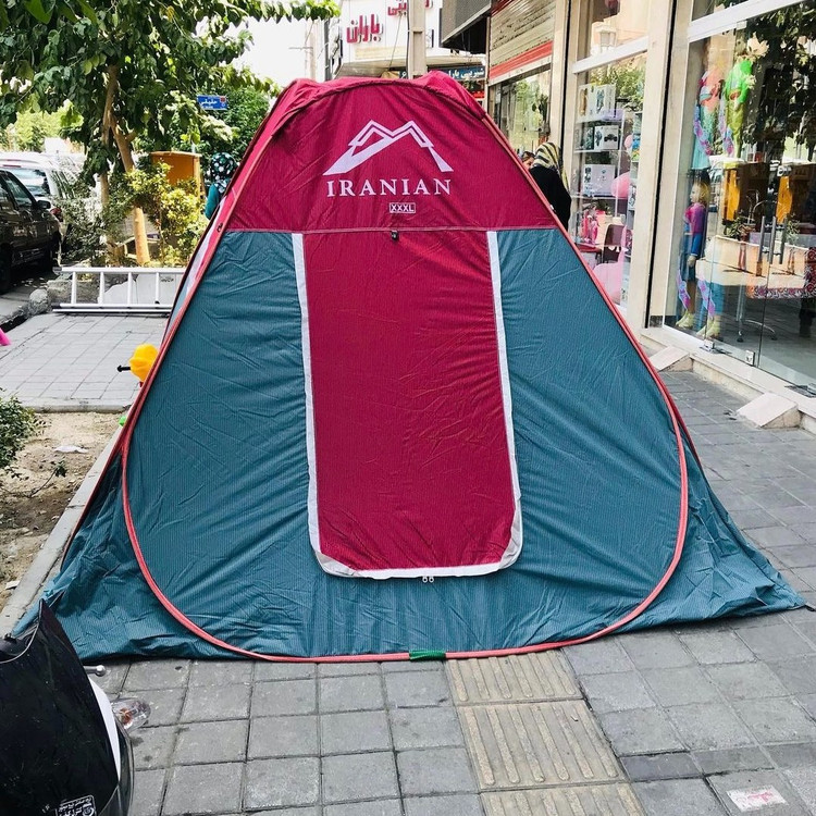 چادر مسافرتی 12 نفره کف ضخیم جنس برنو درجه یک فنری
