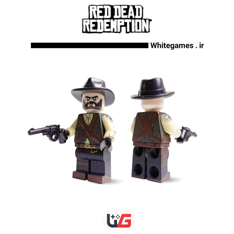 مینی فیگور لگو جان مارستن از بازی رد دد Red dead