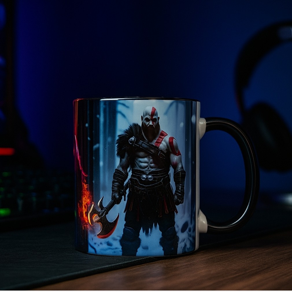 ماگ گیمینگ طرح خدای جنگ God of war
