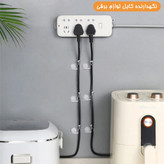 گیره گل رونده طرح حلزون بسته 10 عددی
