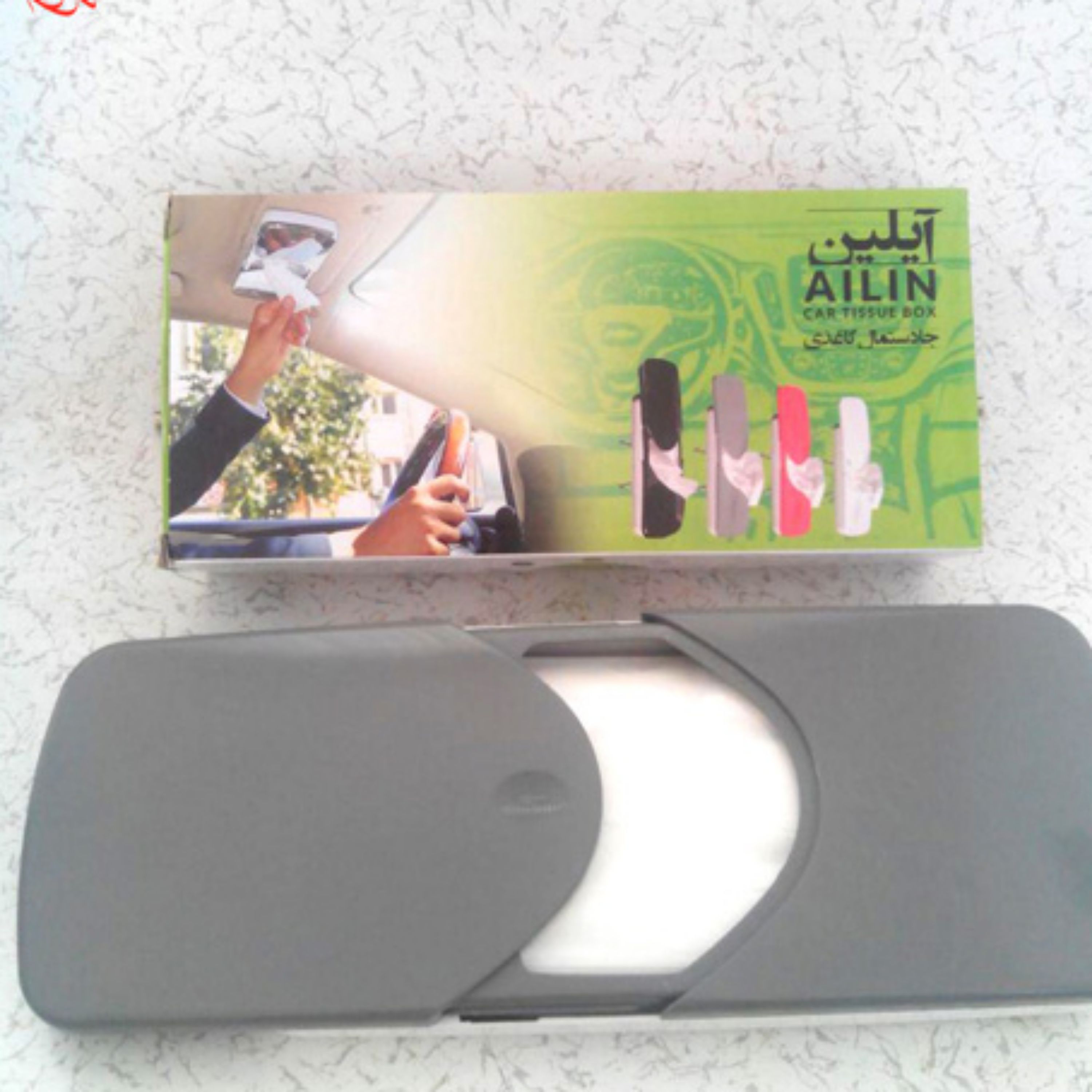 جا دستمال کاغذی ماشین