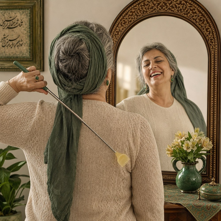 بازوی رفع خارش تلسکوپی