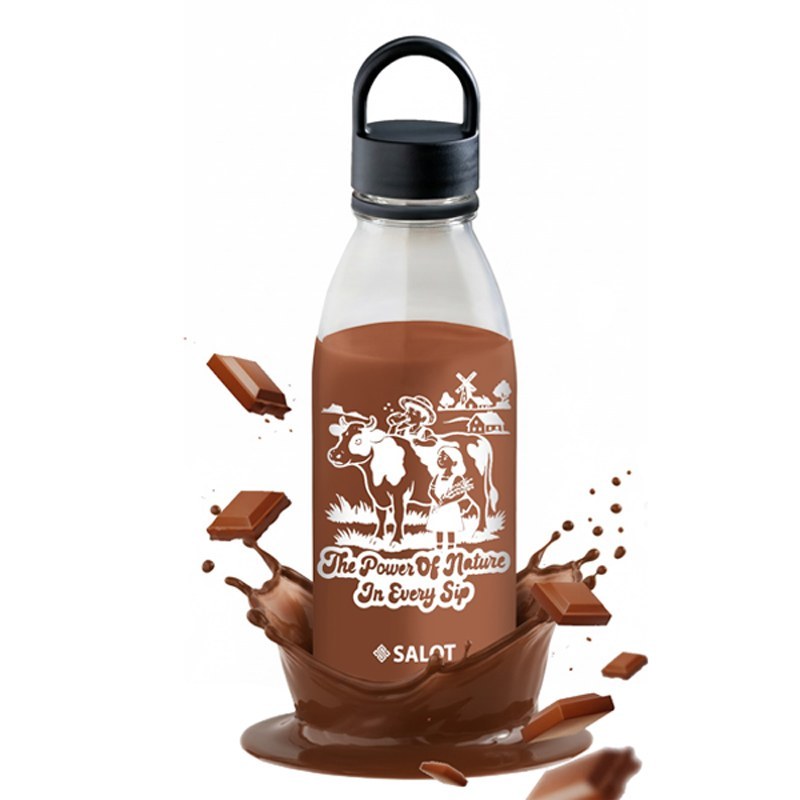 بطری شیر طرح گاو