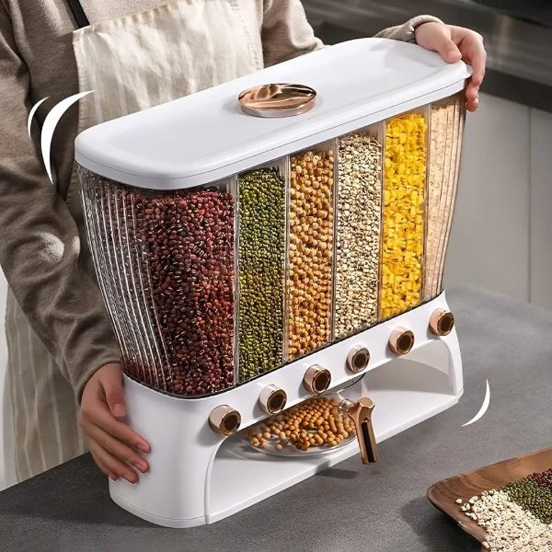 جا حبوباتی 6 خانه