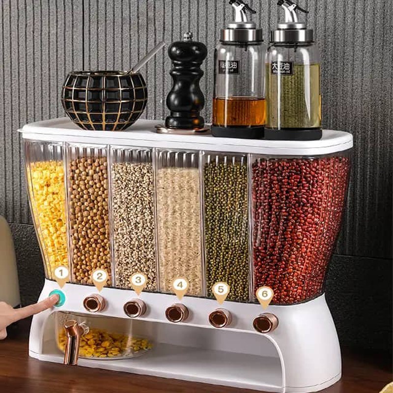 جا حبوباتی 6 خانه