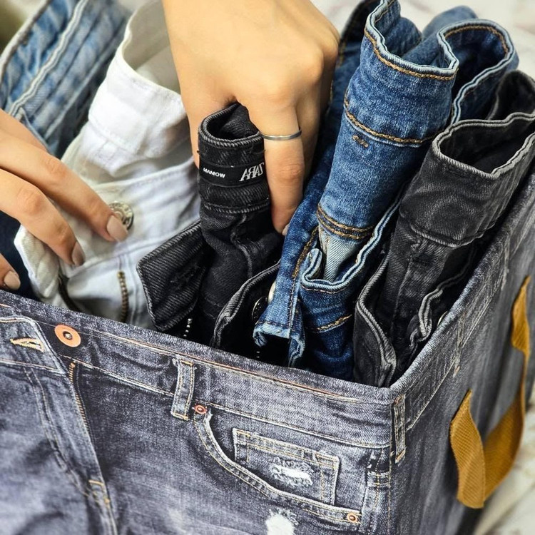 باکس شلوار طرح جین