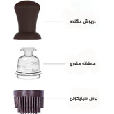 بطری و فرچه روغن ریز دوکاره