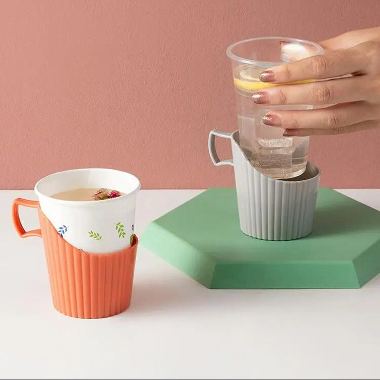 نگهدارنده لیوان یکبار مصرف بسته 4 عددی