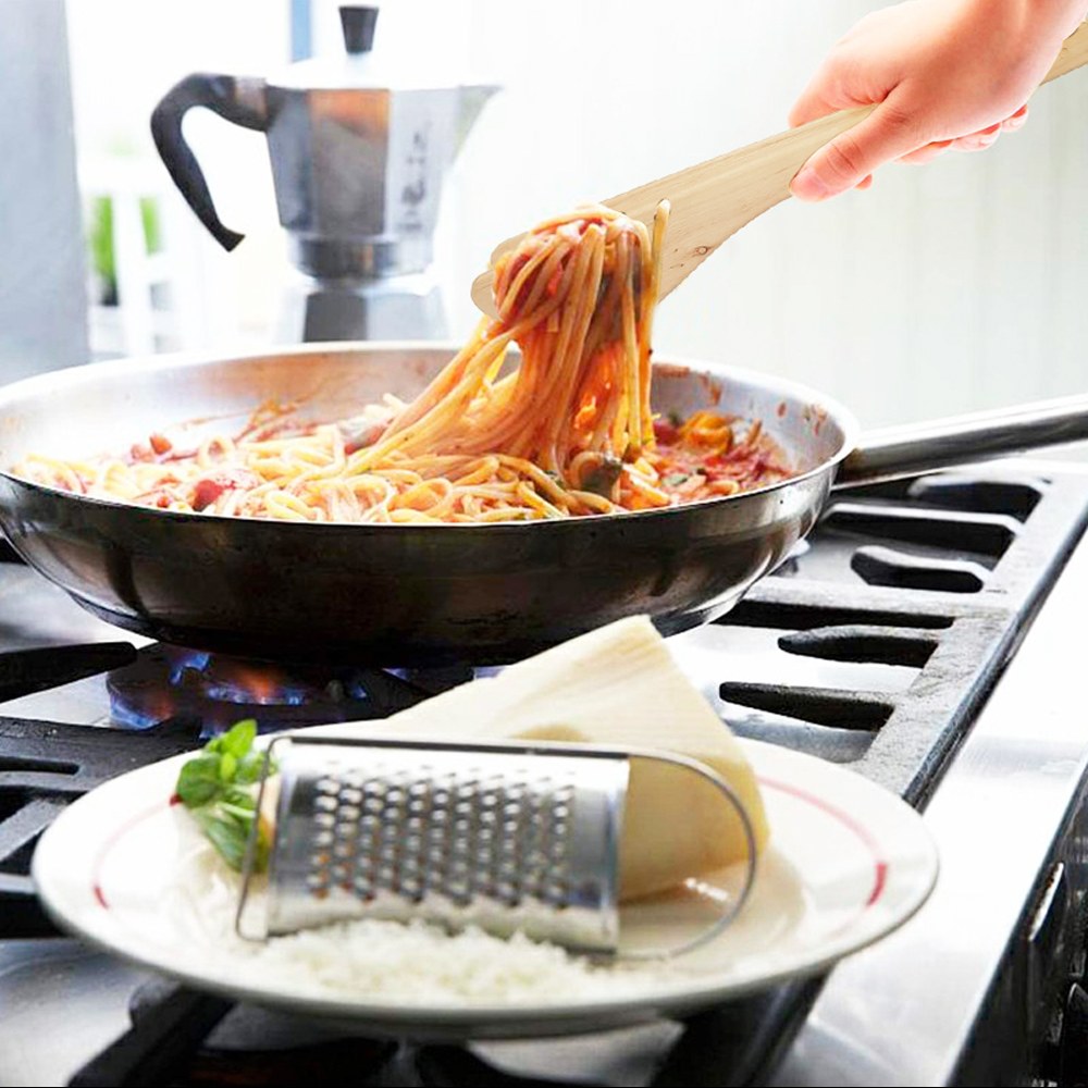 انبر سالاد خوری چوبی سپیدار