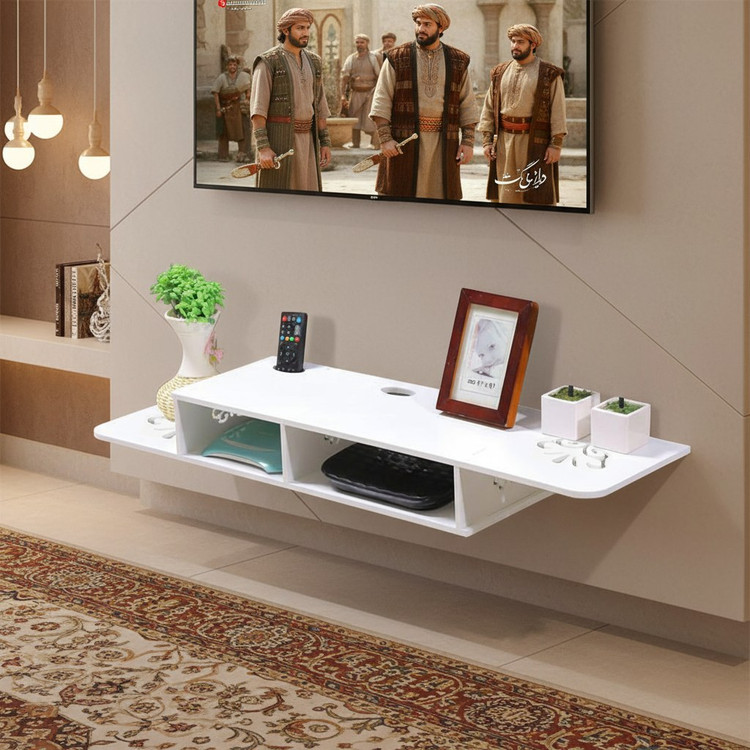 شلف باکس زیر تلویزیون دو محفظه