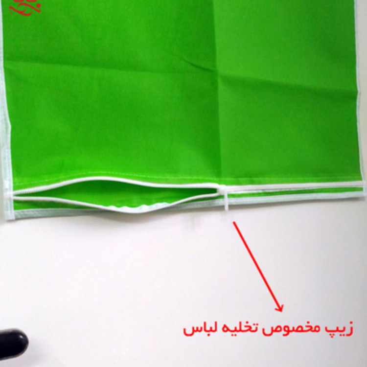 کیسه رخت چرک پشت دری